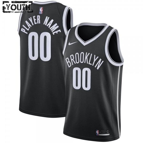 Brooklyn Nets Trikot Benutzerdefinierte 2020-2021 Nike Icon Edition Swingman - Kinder
